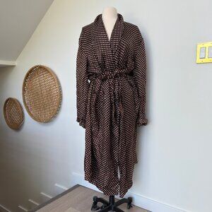 Vintage 70s Pierre Cardin Polka Dot Robe